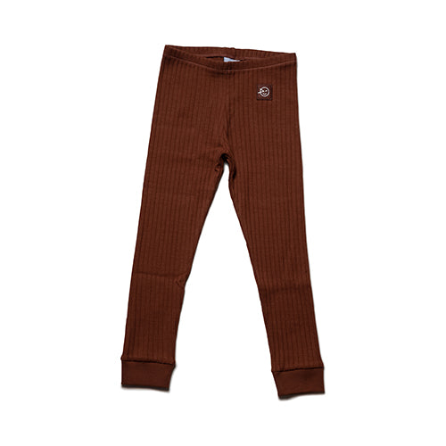 Boys & Girls Brown Cotton Leggings