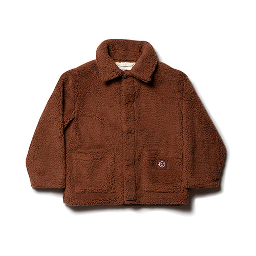 Boys & Girls Brown Cotton Jacket
