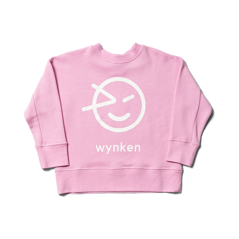 Girls Mallow Pink Organic Cotton Sweatshirt