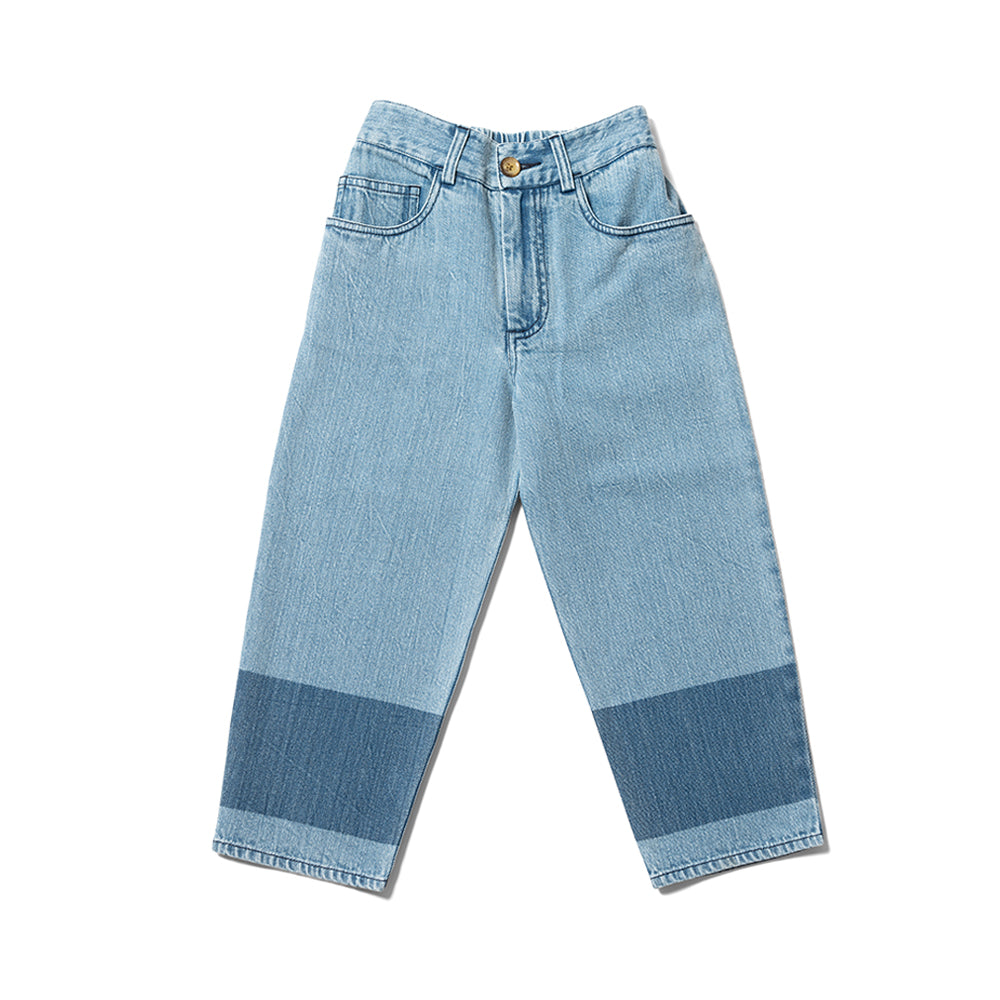 Boys & Girls Bleached Denim Cotton Jeans