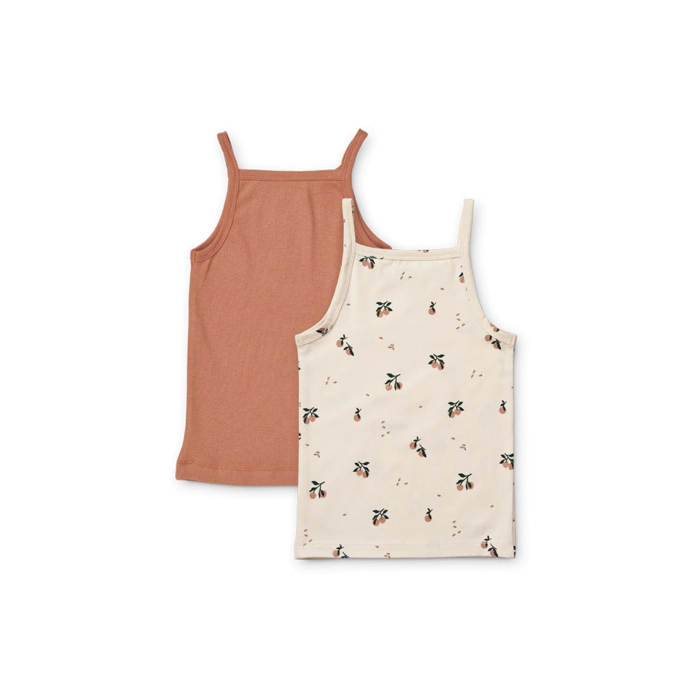 Girls Beige Peach Vest