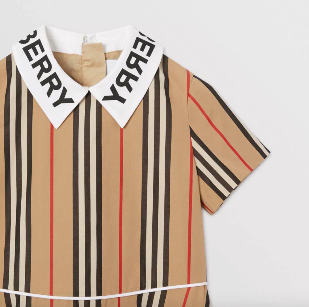 Girls Archive Beige Cotton Dress