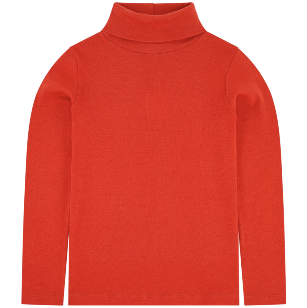 Girls Poppy Cotton Turtleneck