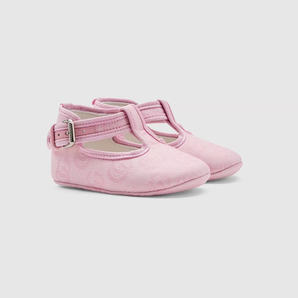 Baby Girls Pink GG Logo Shoes