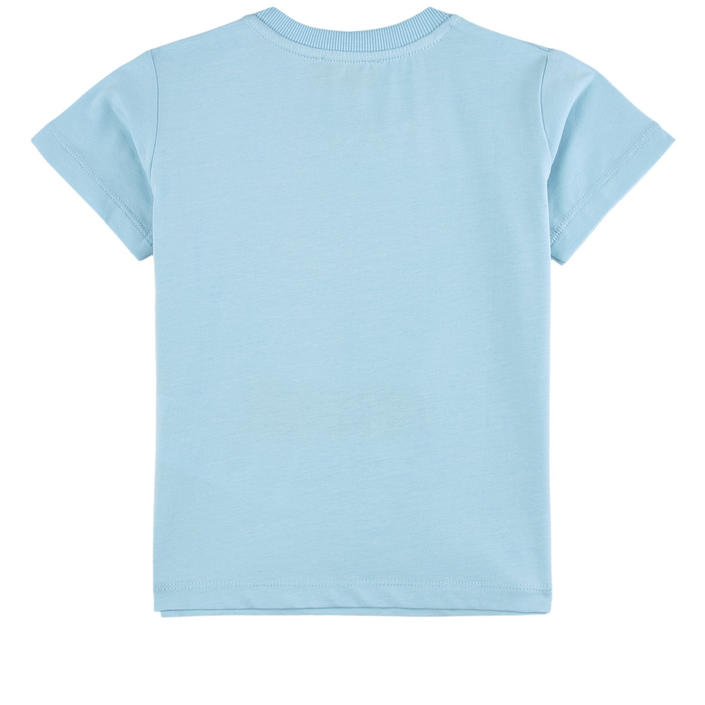 Baby Boys & Girls Blue Bear Cotton T-Shirt