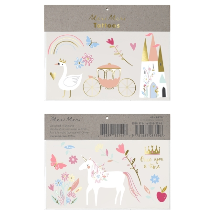 Magic Princess Tattoo(2 Sheets)