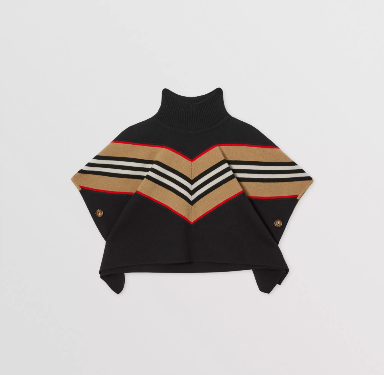 Girls Black Cape