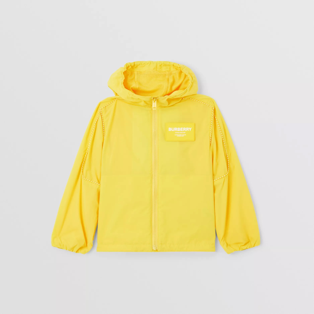 Boys & Girls Yellow Hooded Jacket
