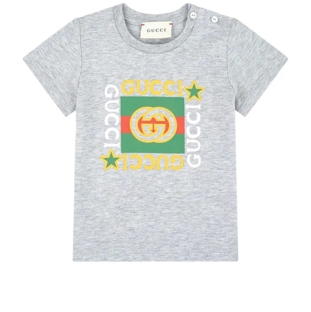 Baby Boys & Girls Grey GG T-Shirt