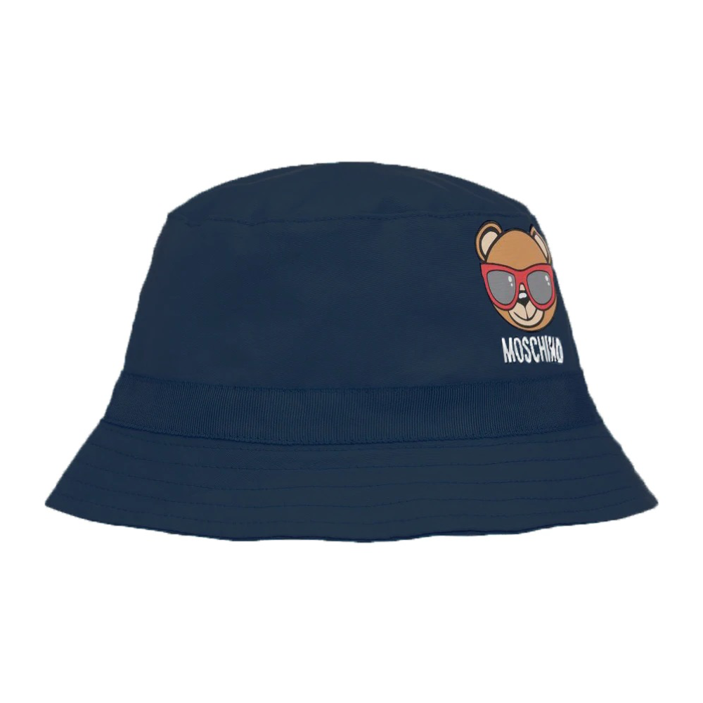Boys & Girls Navy Bear Cotton Hat
