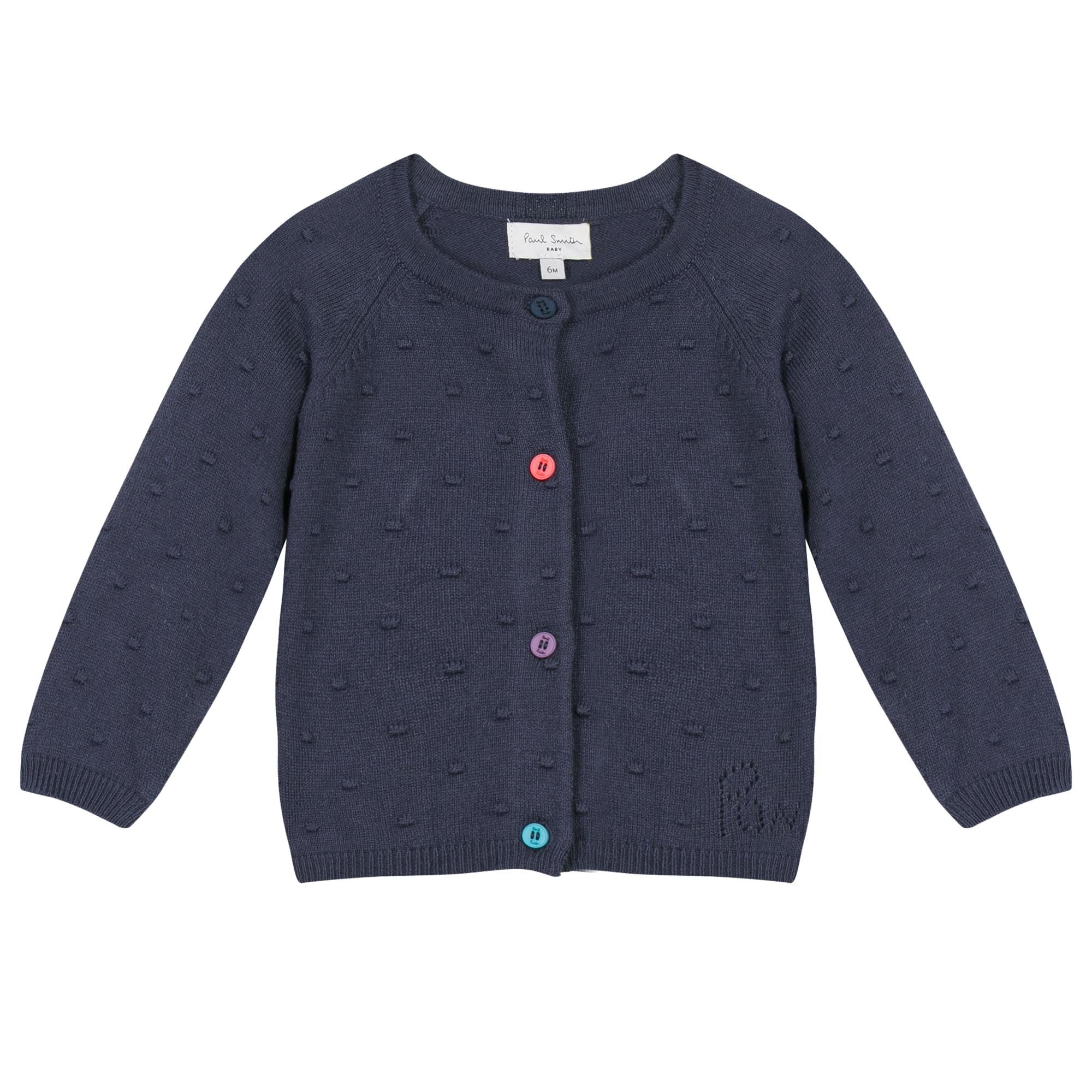 Girls Navy Blue Cardigan