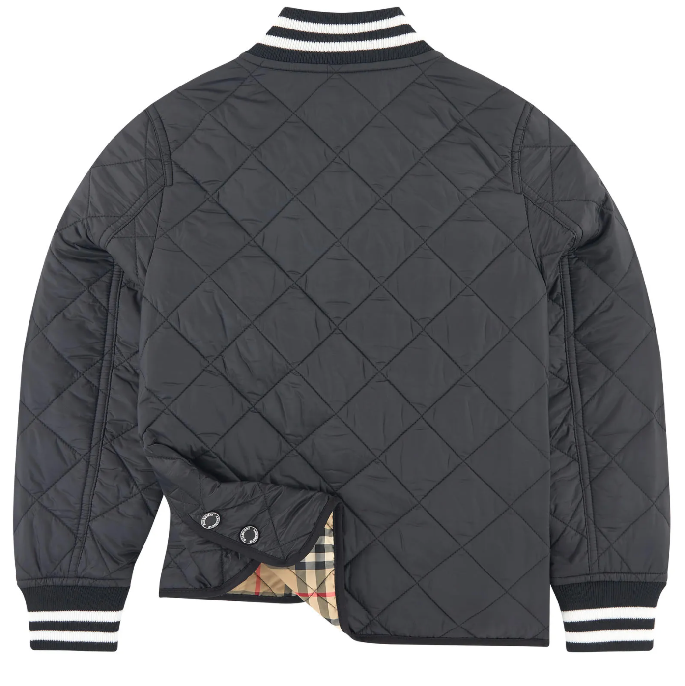 Girls Black Quilts Jacket