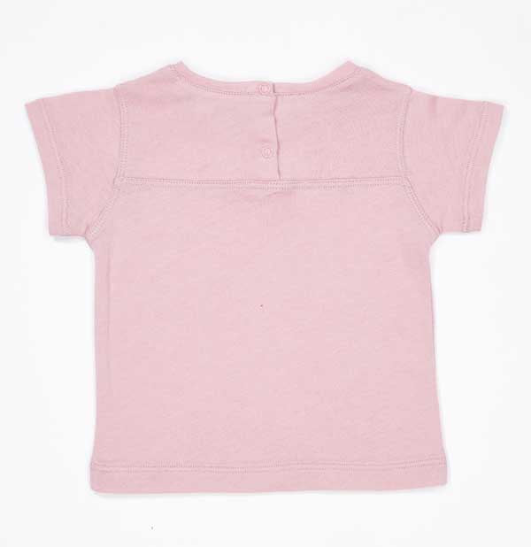 Baby Girls Pink Star Cotton T-shirt