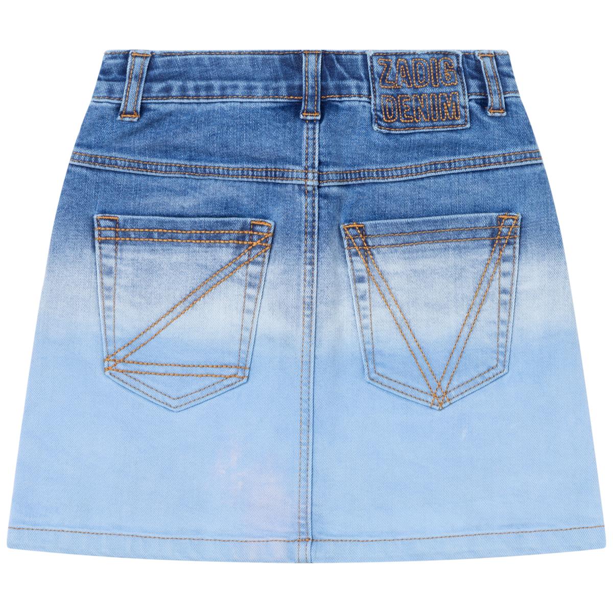 Girls Blue Denim Skirts