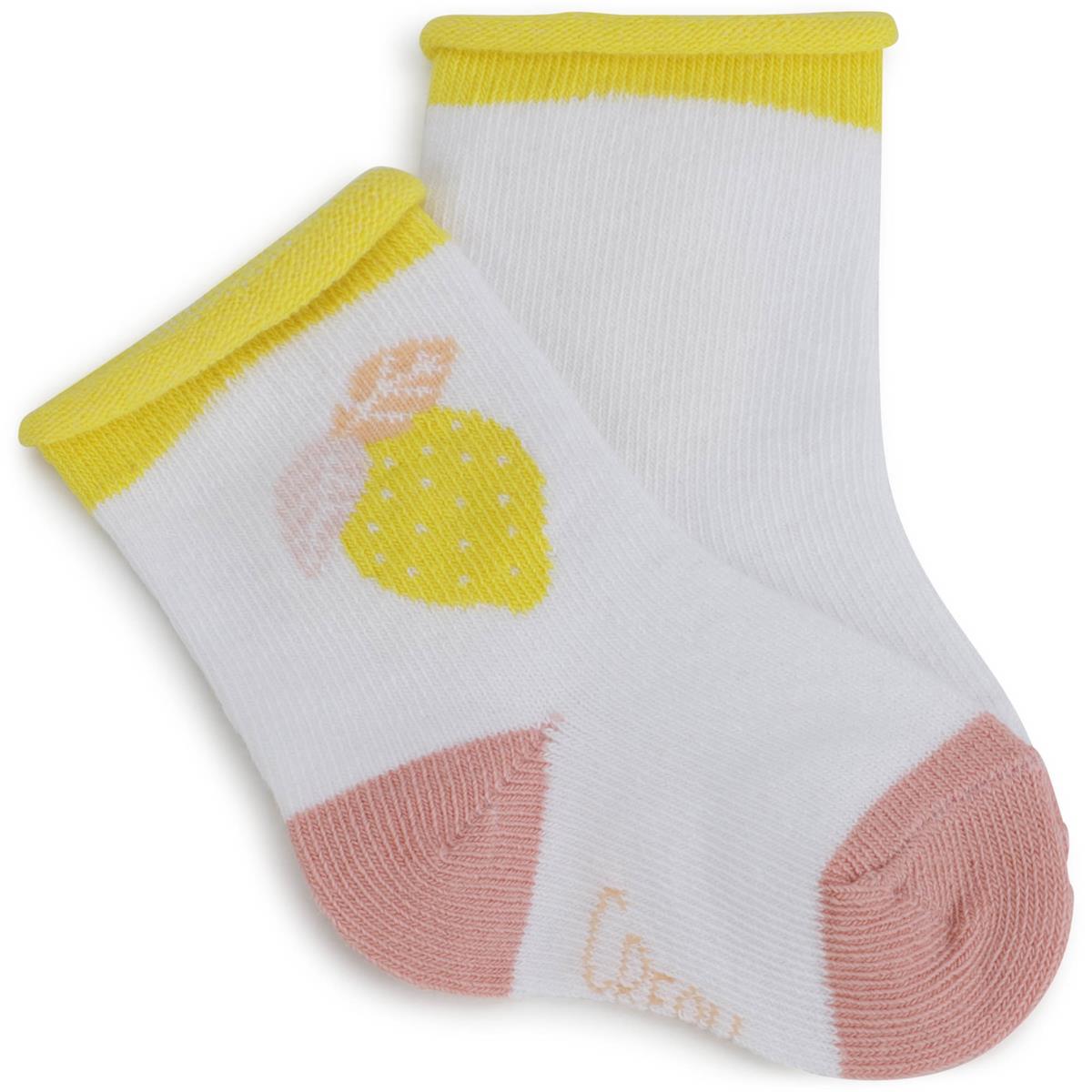Baby Girls Pink Socks(2 Pack)