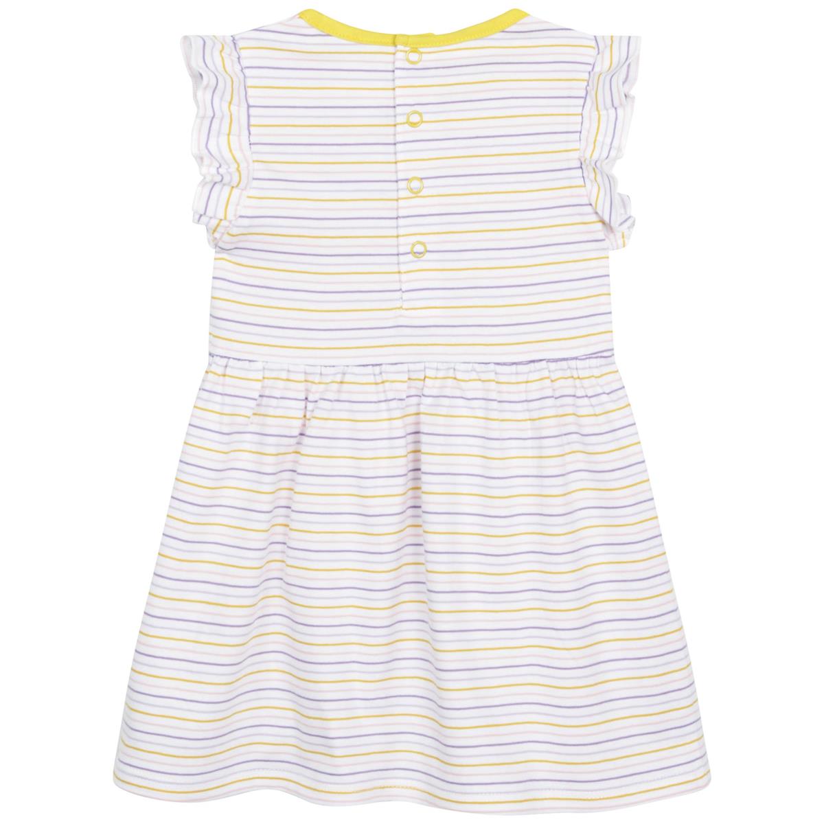 Girls Multicolor Stripes Dress