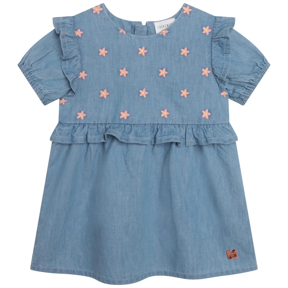 Girls Blue Denim Dress