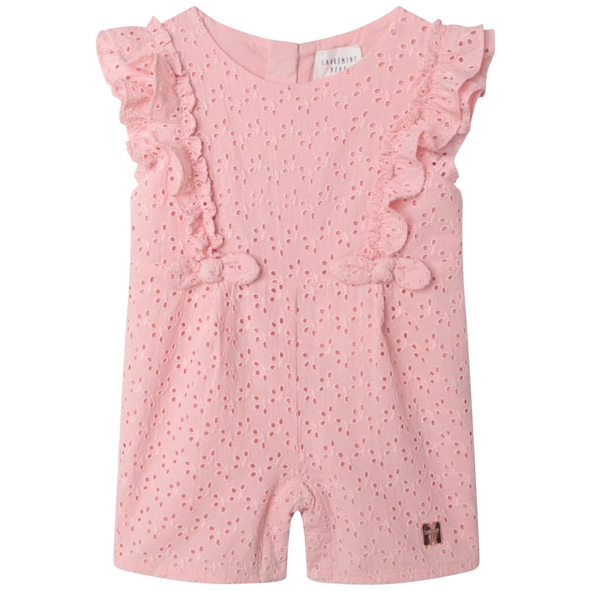 Girls Pink Babysuit