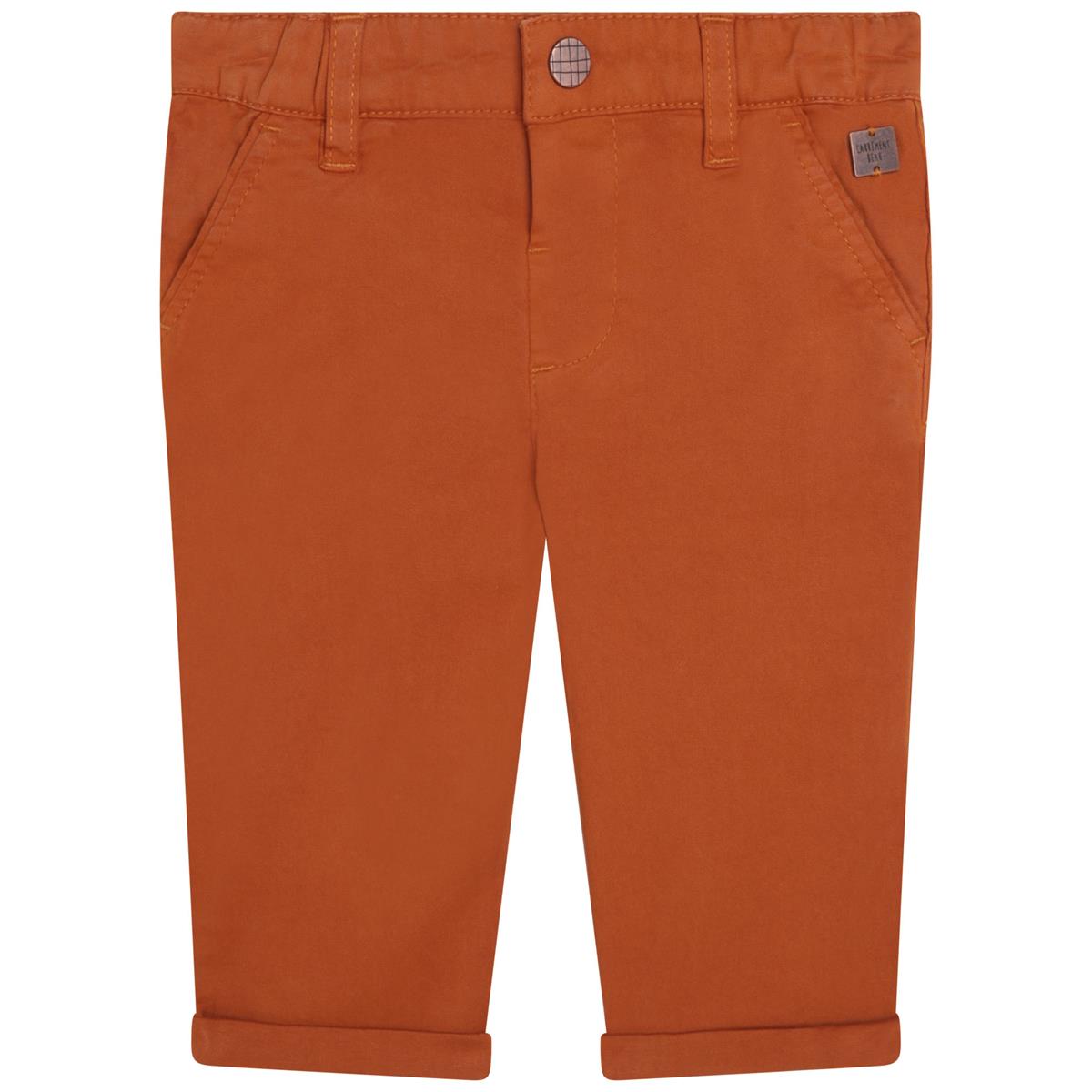 Boys Orange Trousers