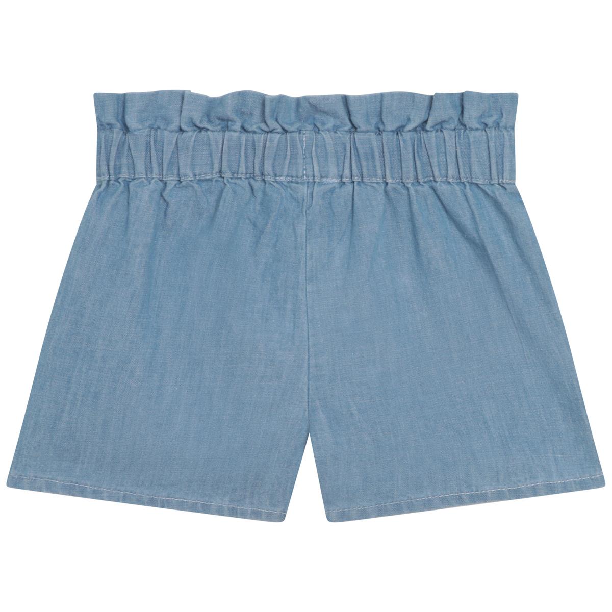 Girls Blue Denim Shorts