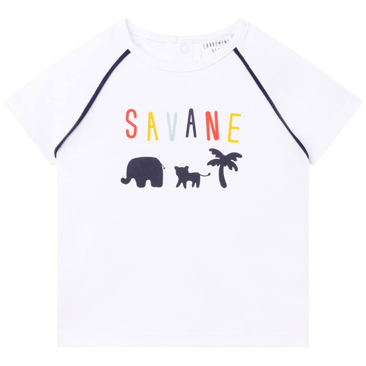 T-shirts blancs pour bébés garçons et filles