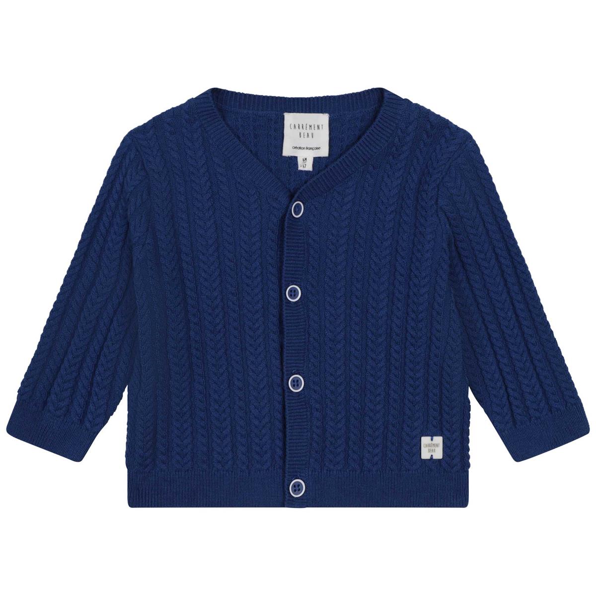 Boys Navy Cardigan