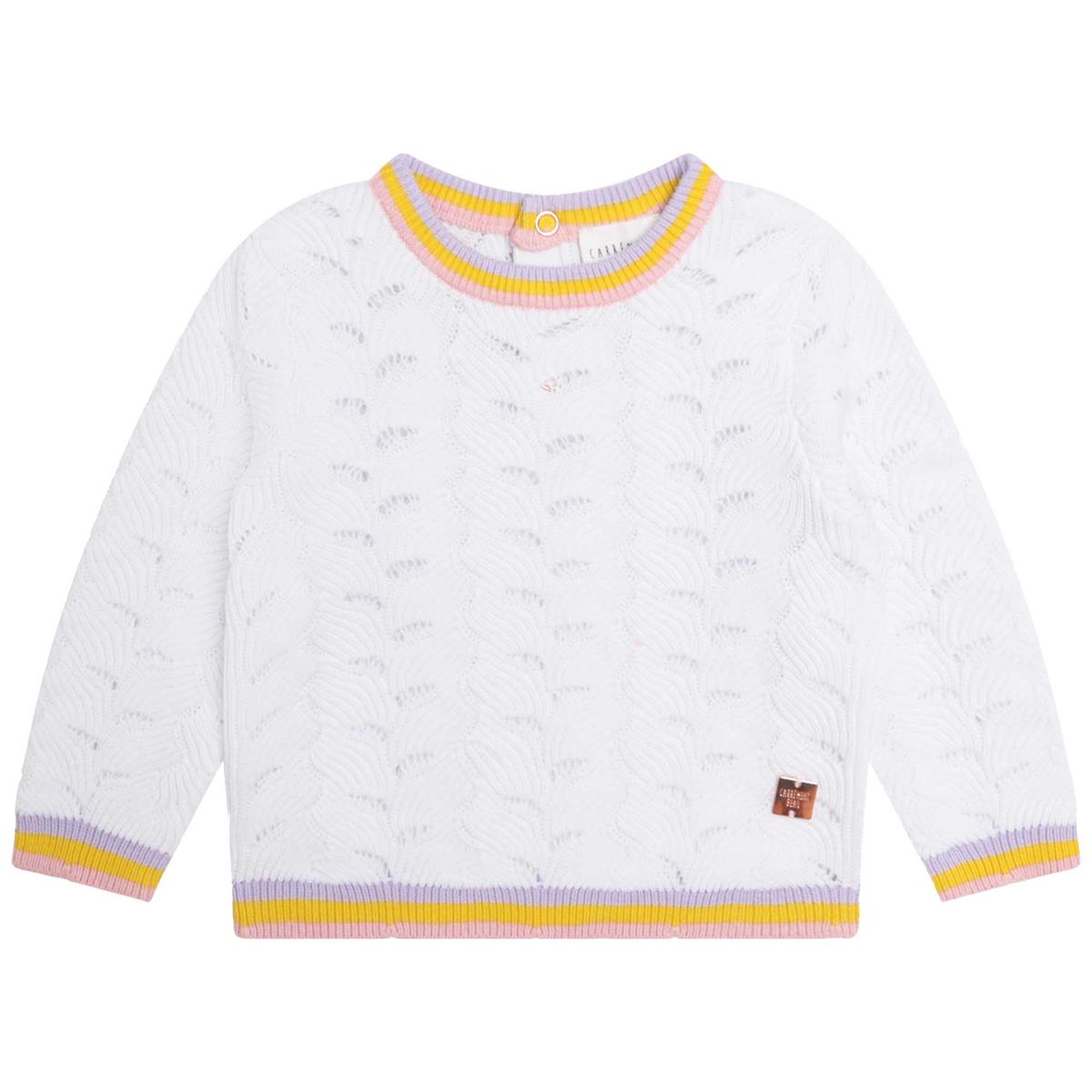 Boys White Sweater