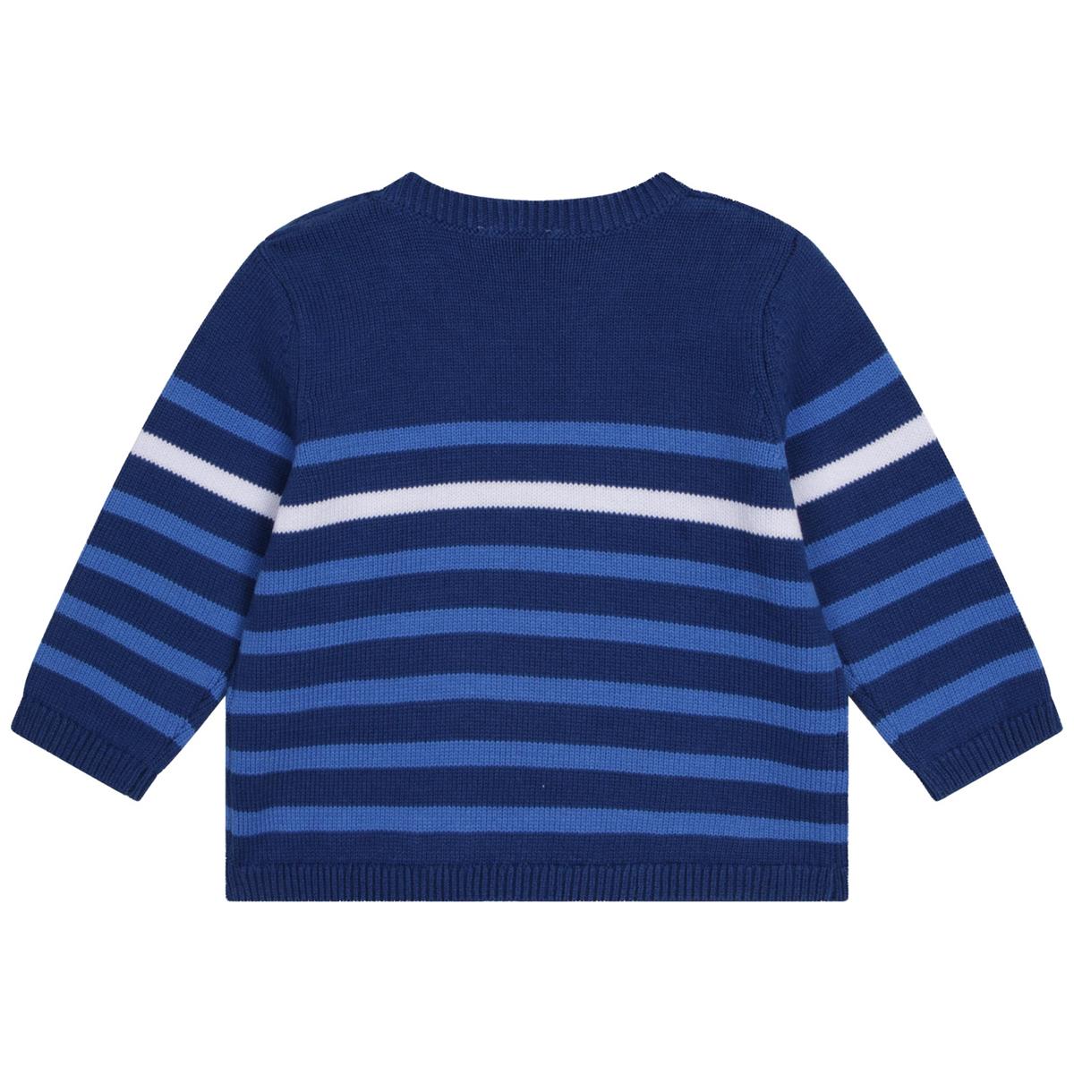 Boys Blue Stripes Sweater