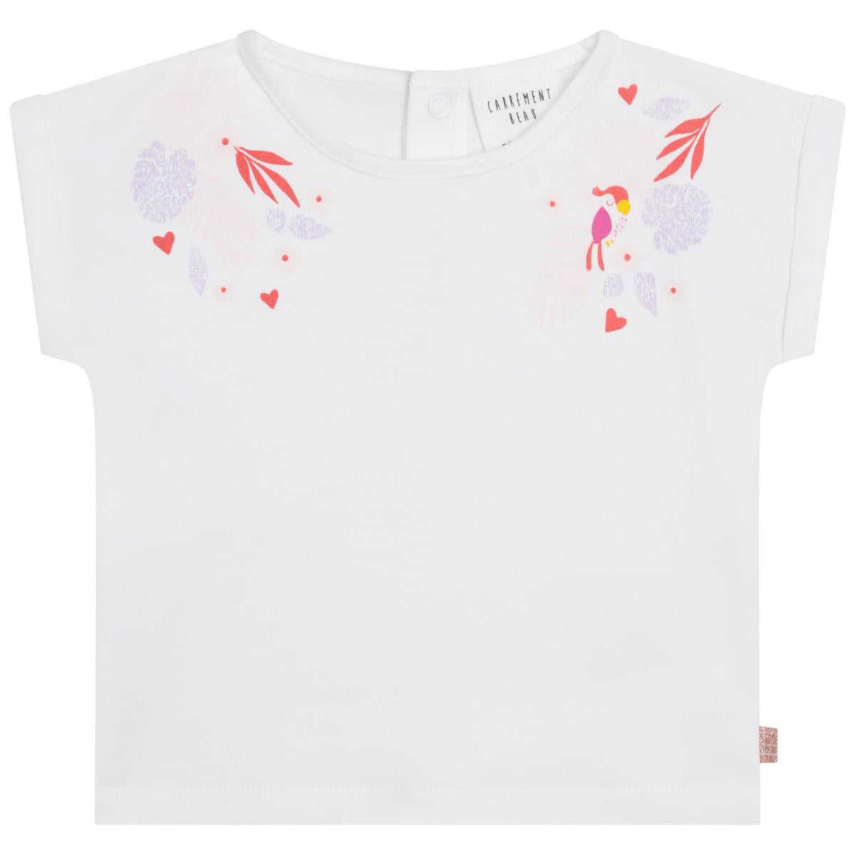 Girls White T-Shirt