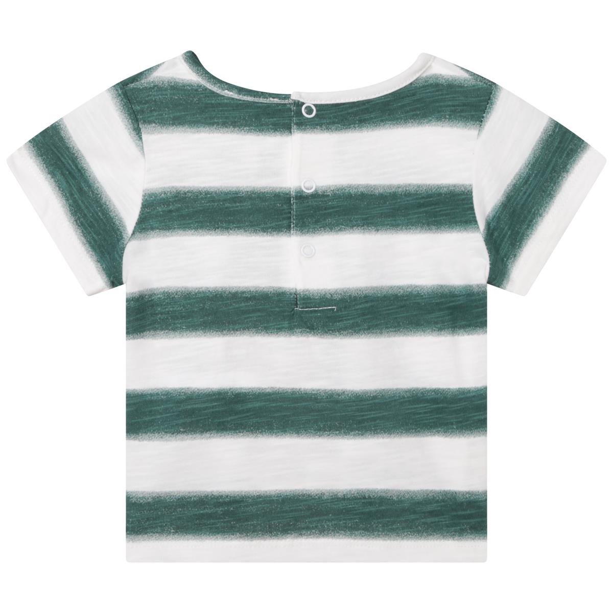 Boys Grene Stripes T-Shirt