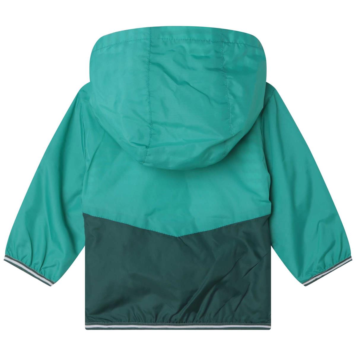 Boys Green Zip-Up Top