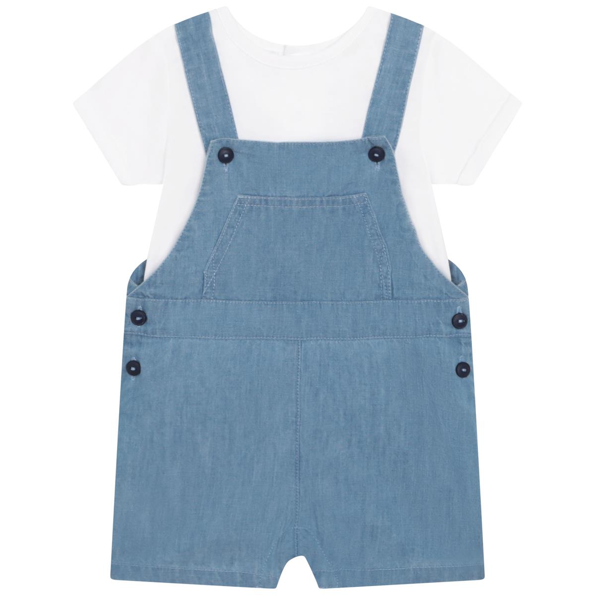 Boys & Girls Blue T-Shirt & Shorts