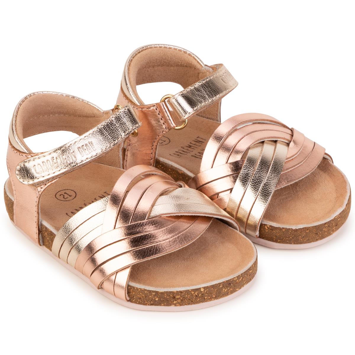 Baby Girls Gold Sandals