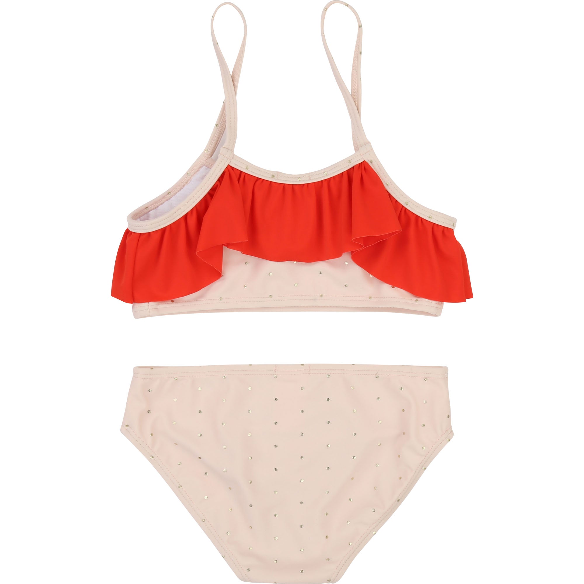 Girls Red & Rice Swimsuit
