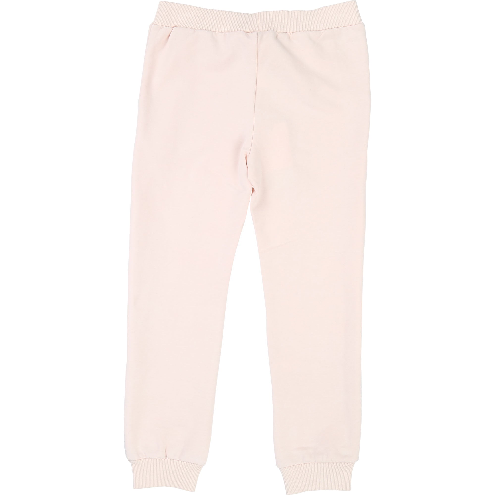 Girls Light Pink Cotton Trousers