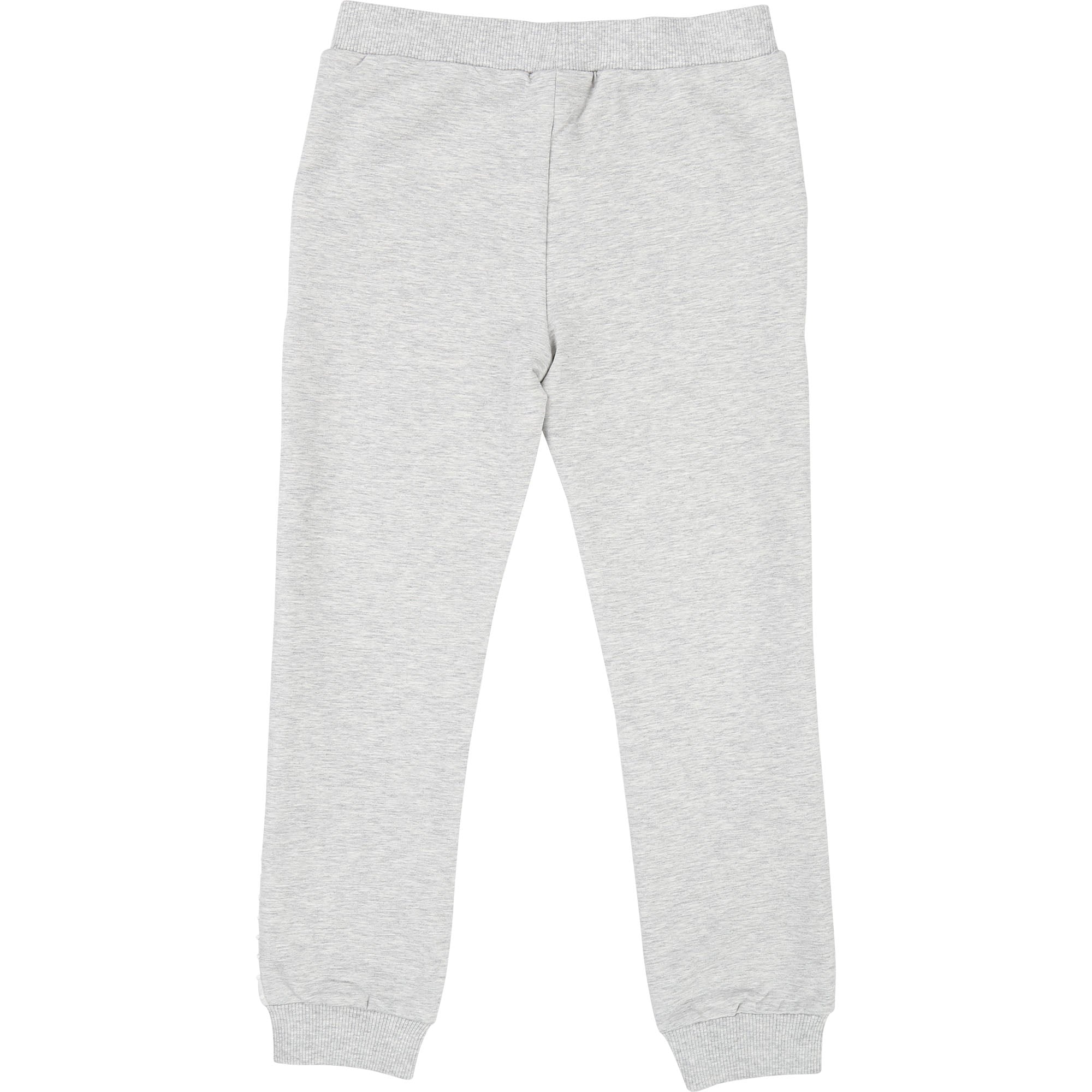 Girls Grey Cotton Trousers