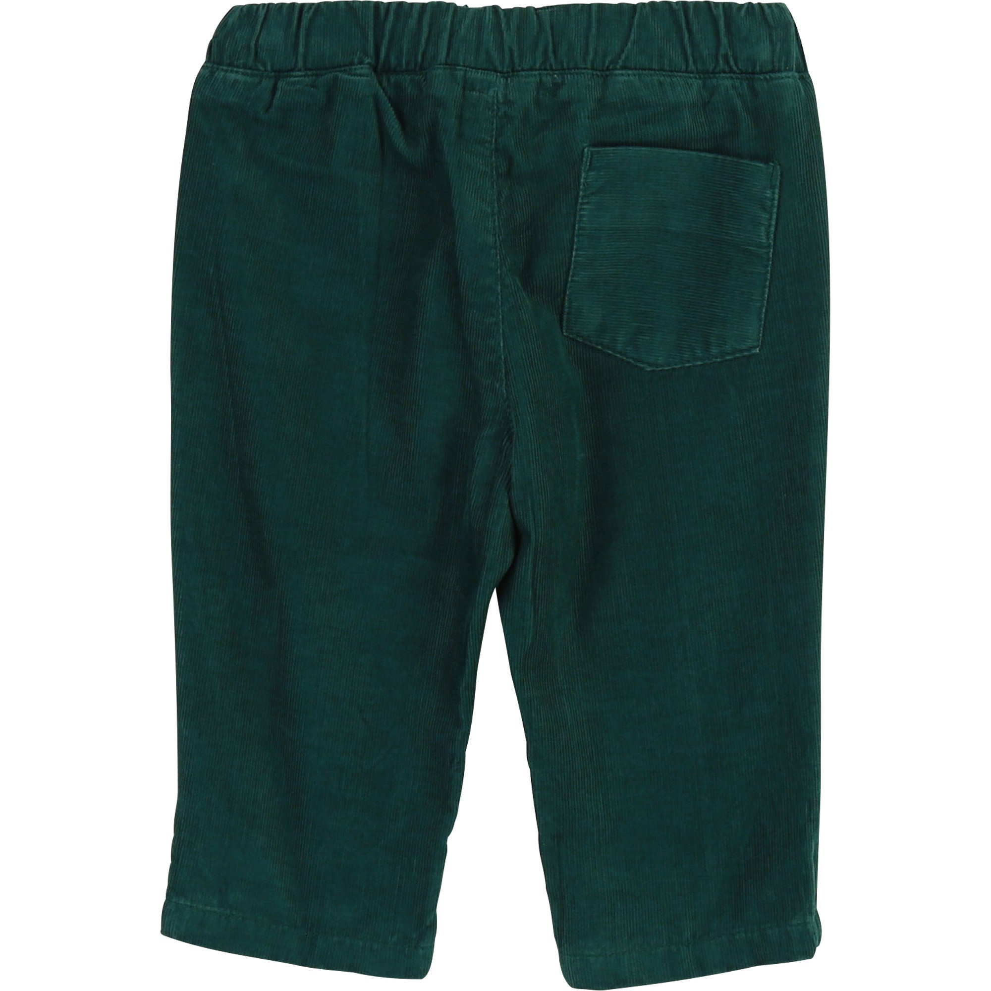 Baby Boys Green Cotton Trousers
