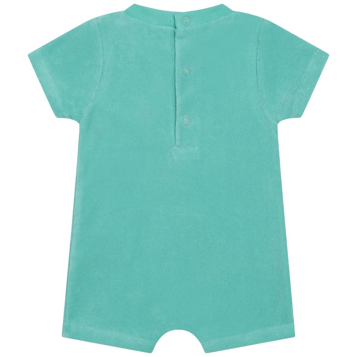 Baby Boys Green Babysuit