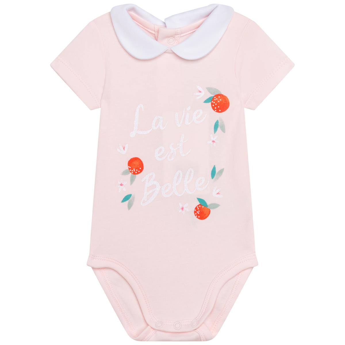 Baby Boy & Girls Pink Babysuit