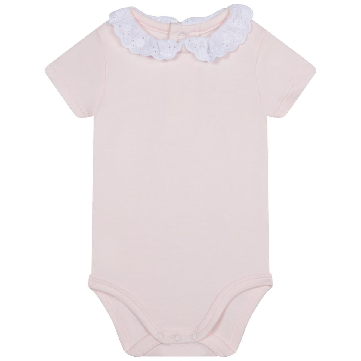 Baby Girls Pink Babysuit
