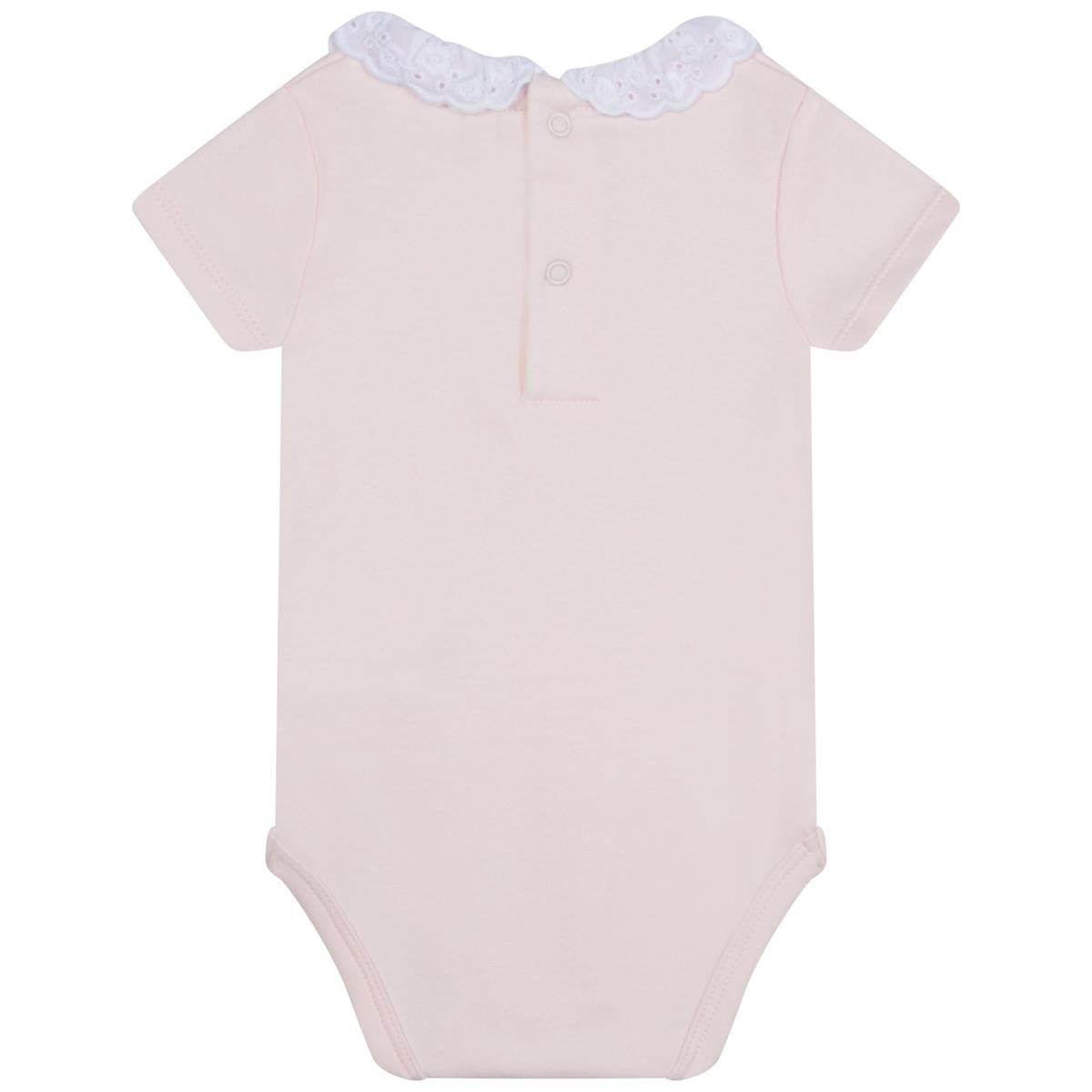 Baby Girls Pink Babysuit