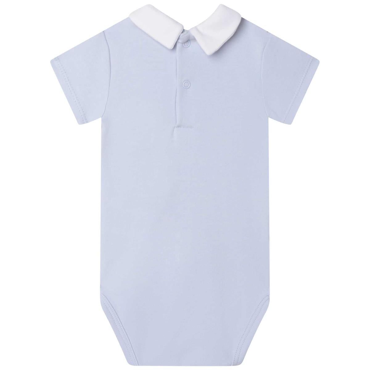 Baby Boys Light Blue Babysuit