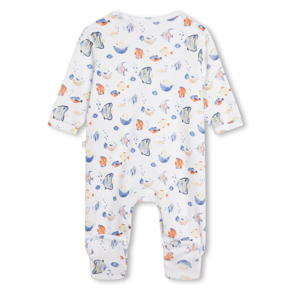 Baby Boys White Babysuit