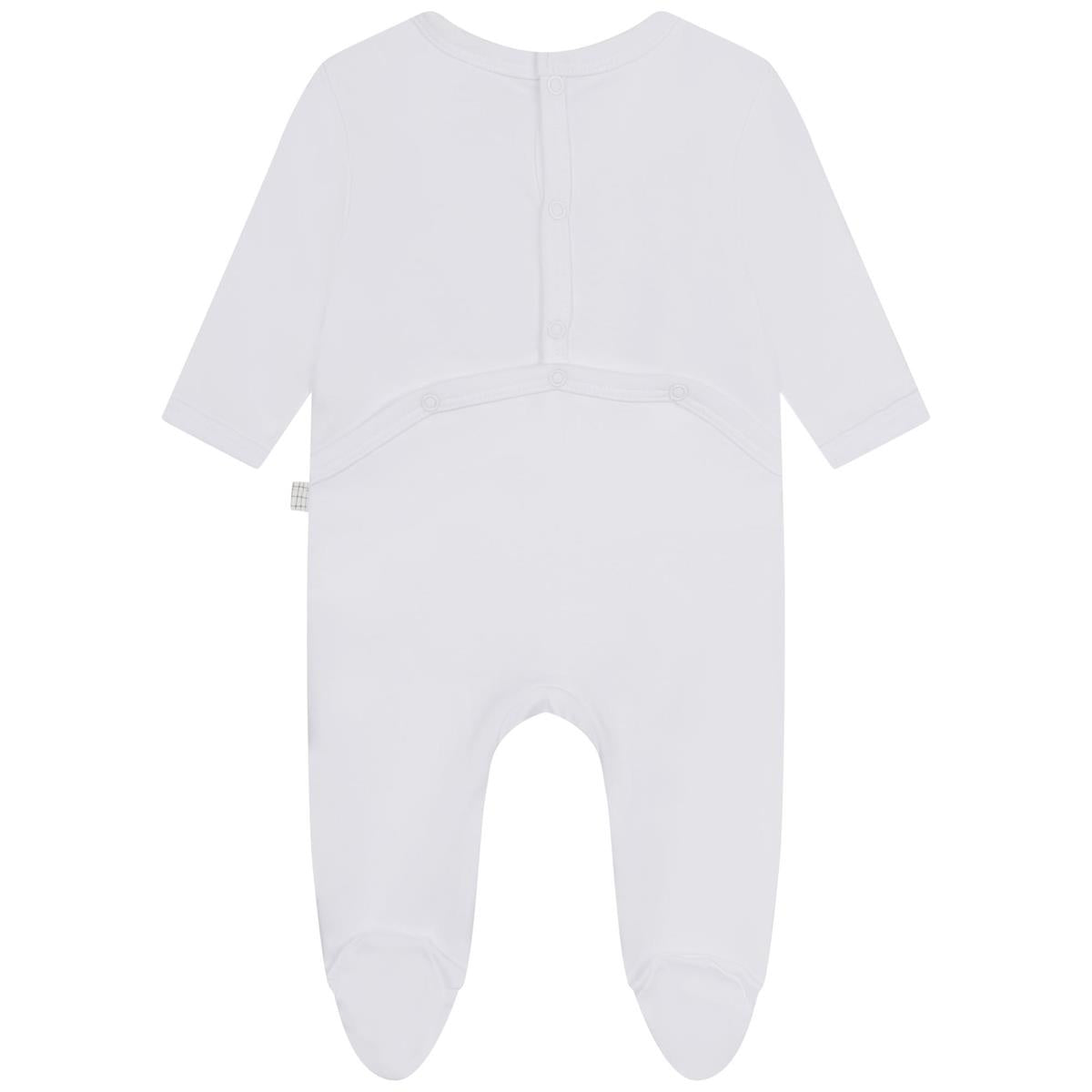 Baby Boys White Babysuit