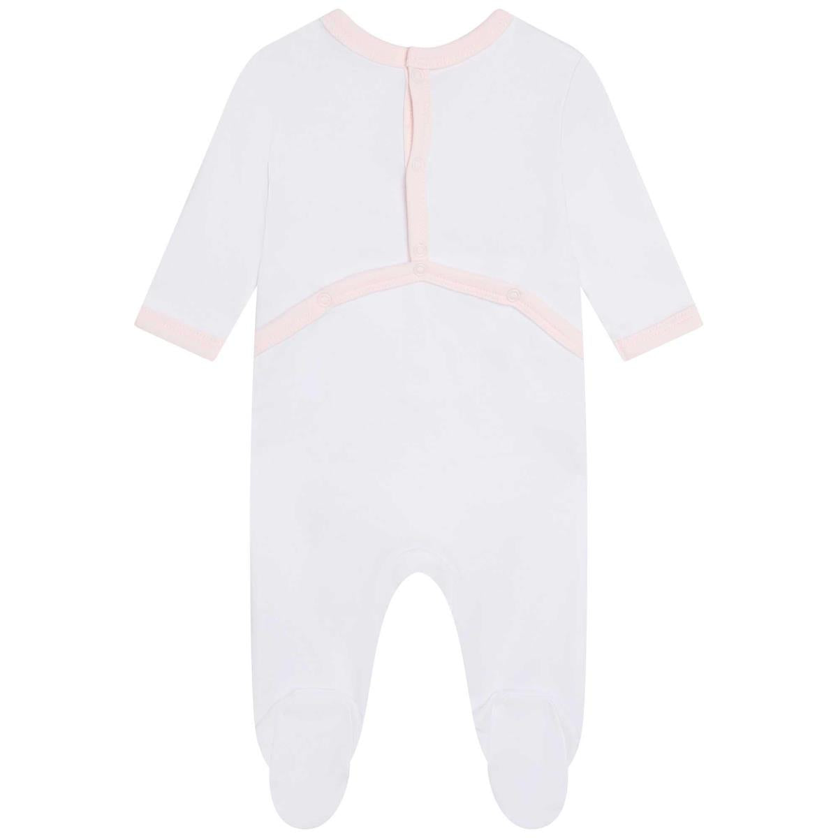 Baby Girls White Babysuit