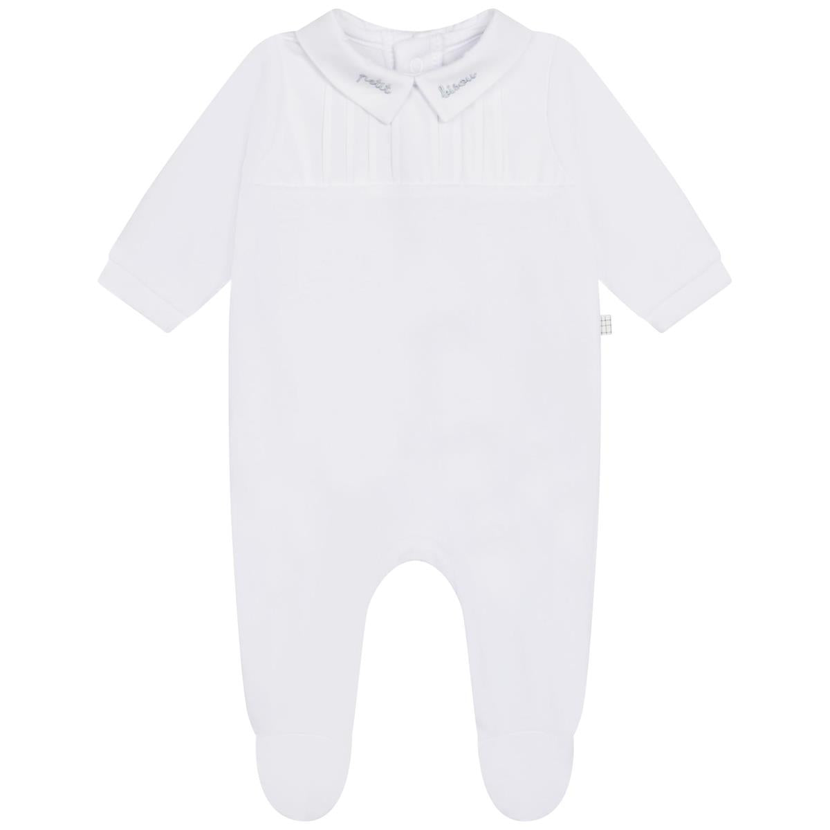 Baby Boys White Babysuit