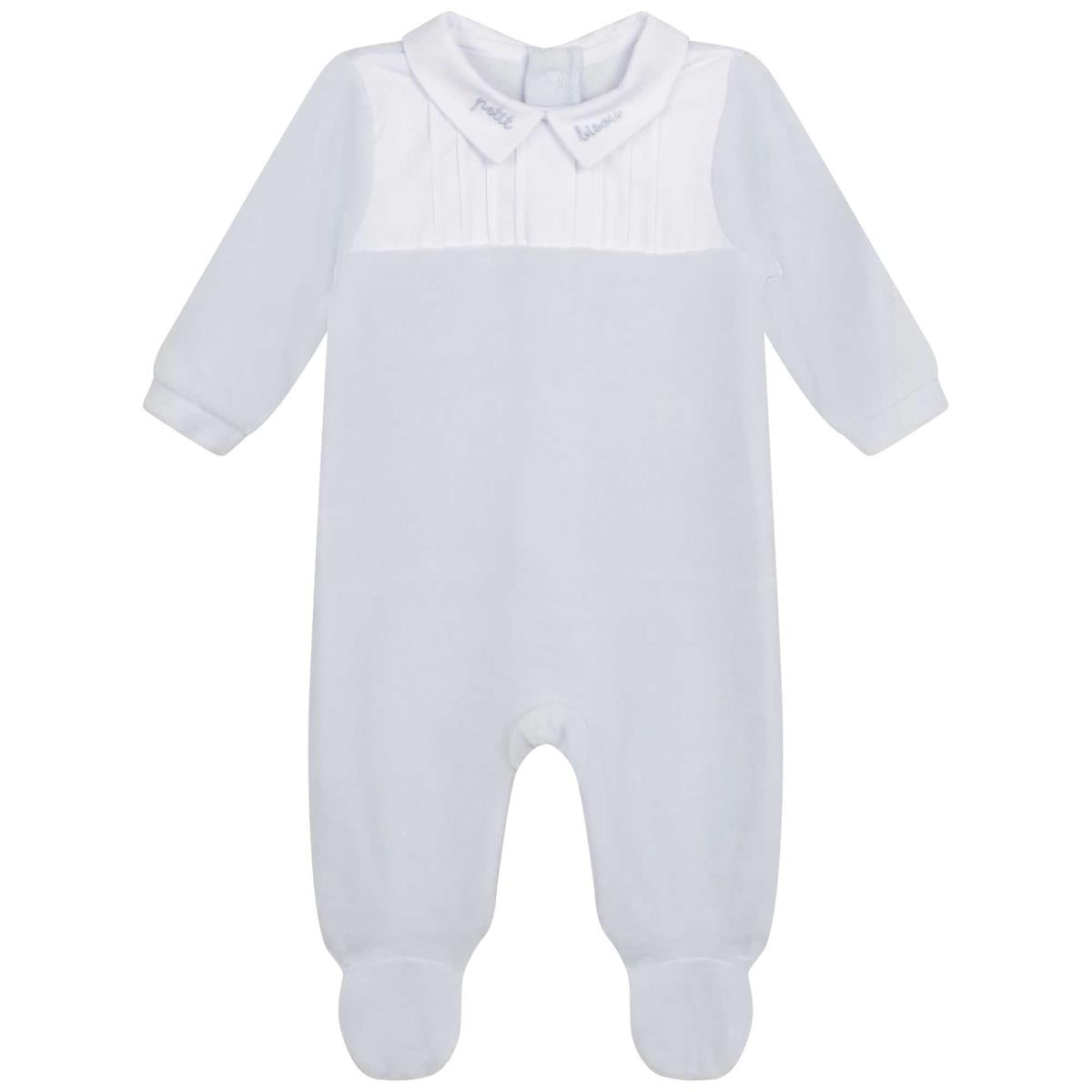 Baby Boys Light Blue Babysuit