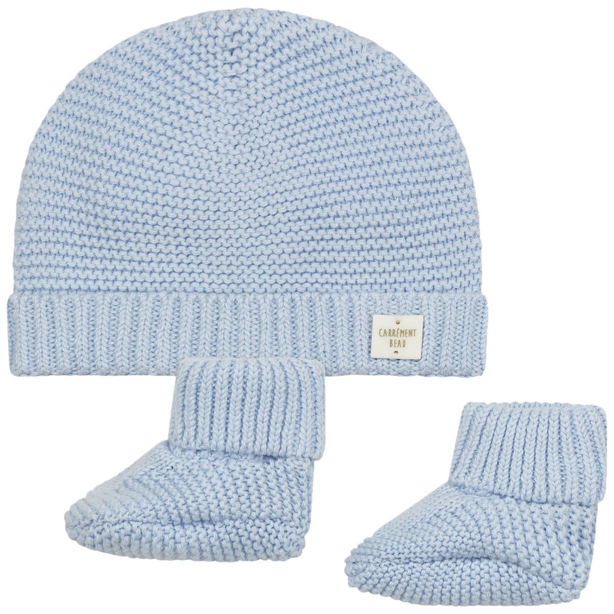 Baby Boys Blue Hat & Socks