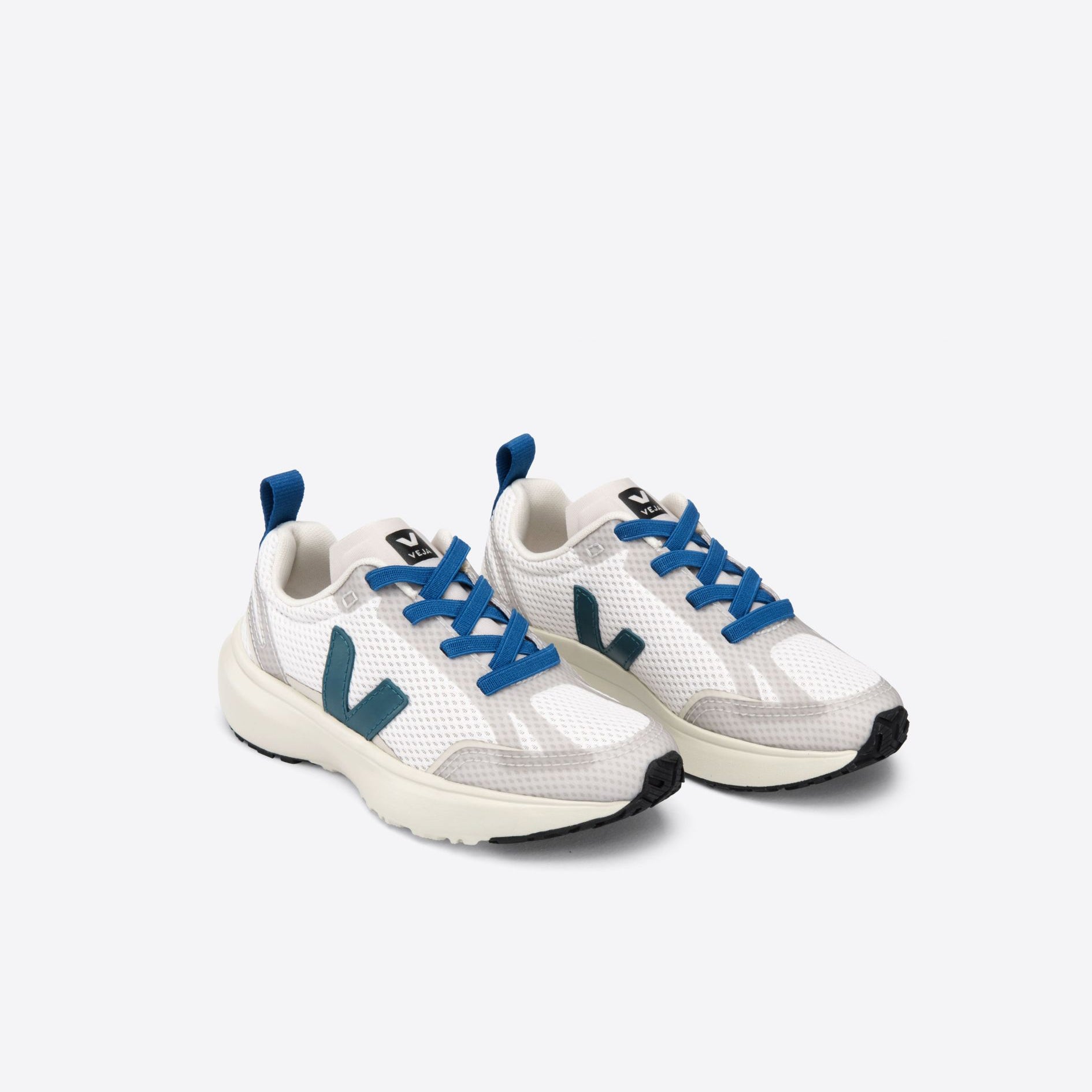 Boys & Girls White "CANARY ALVEOMESH" Shoes