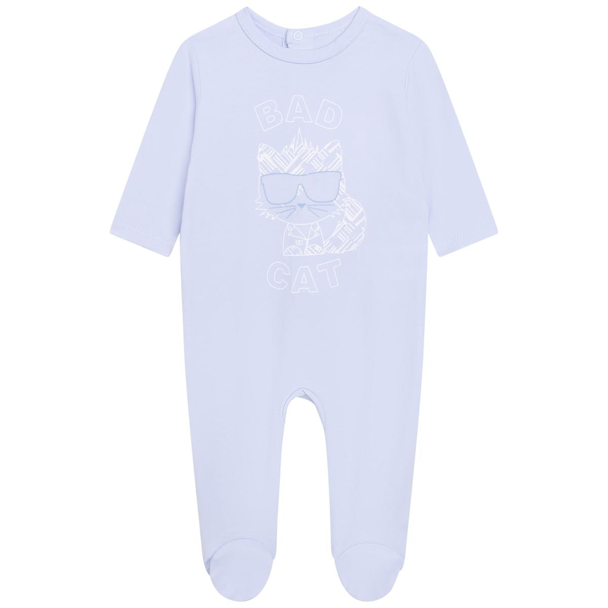 Baby Boy & Girls Blue Babysuit